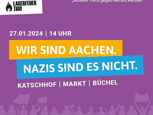 Wir sind Aachen - Nazis sind es nicht!