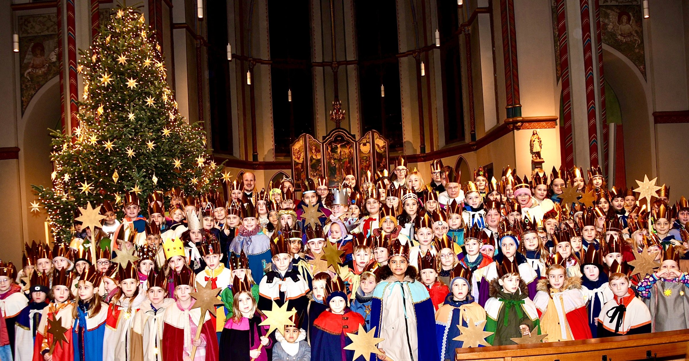 Aussendung der Sternsinger Pfarrei St. Donatus AachenBrand