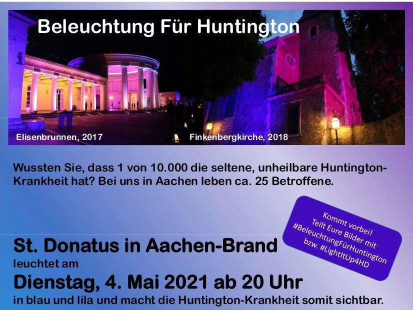 2021_BeleuchtungFürHuntington_Poster-A3_Aachen_final-1