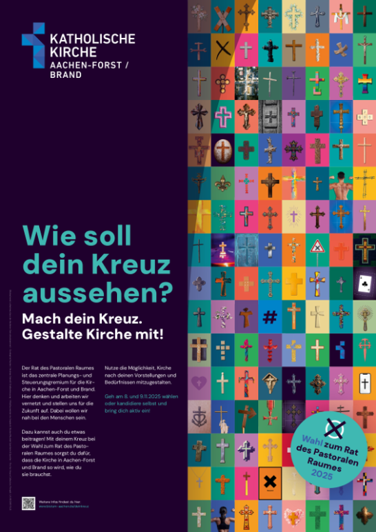 Wahlplakat Kirchenwahlen 2025  Forst-Brand (c) Bistum Aachen