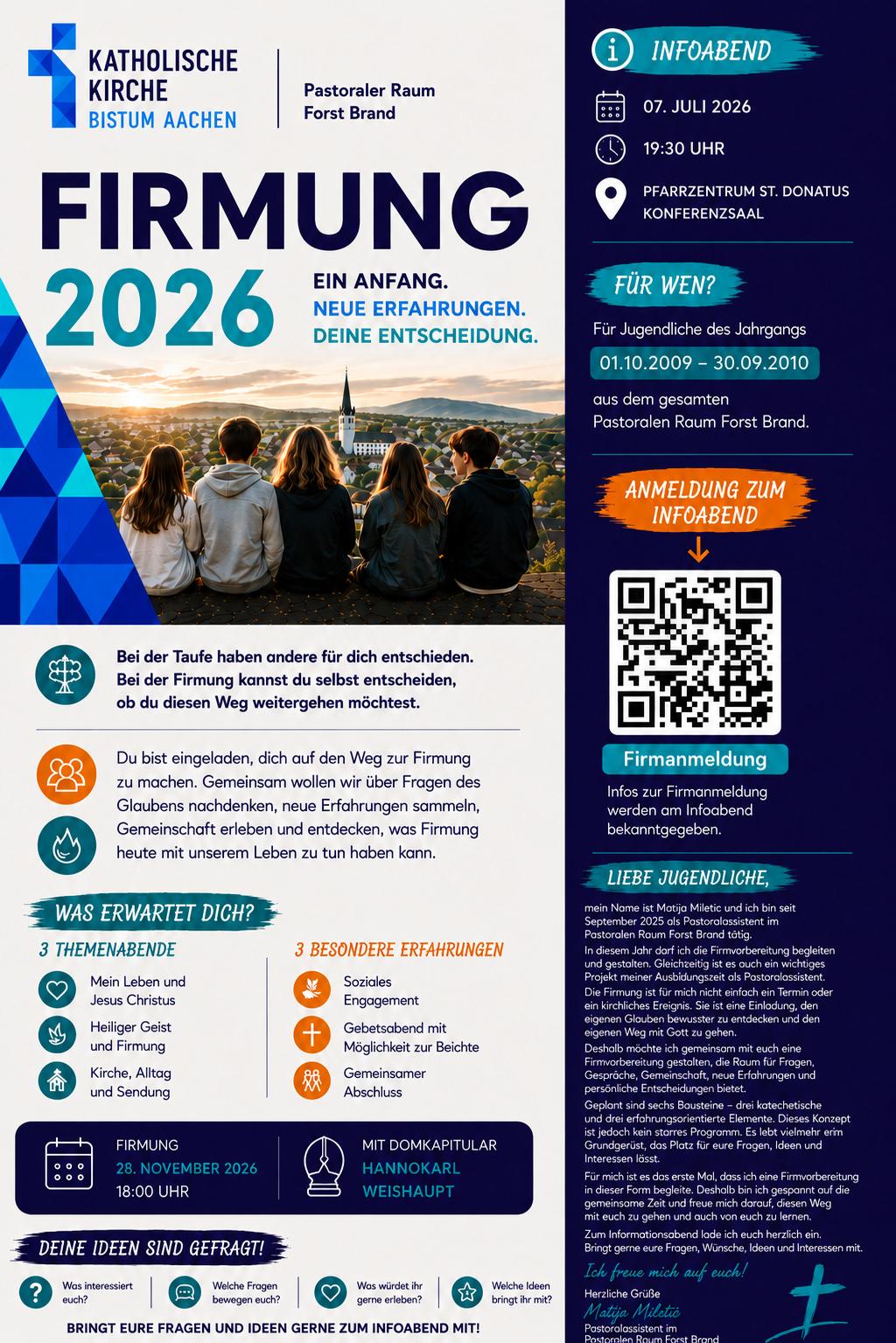 Einaldung Firmung 2026 (c) GDG Forst-Brand