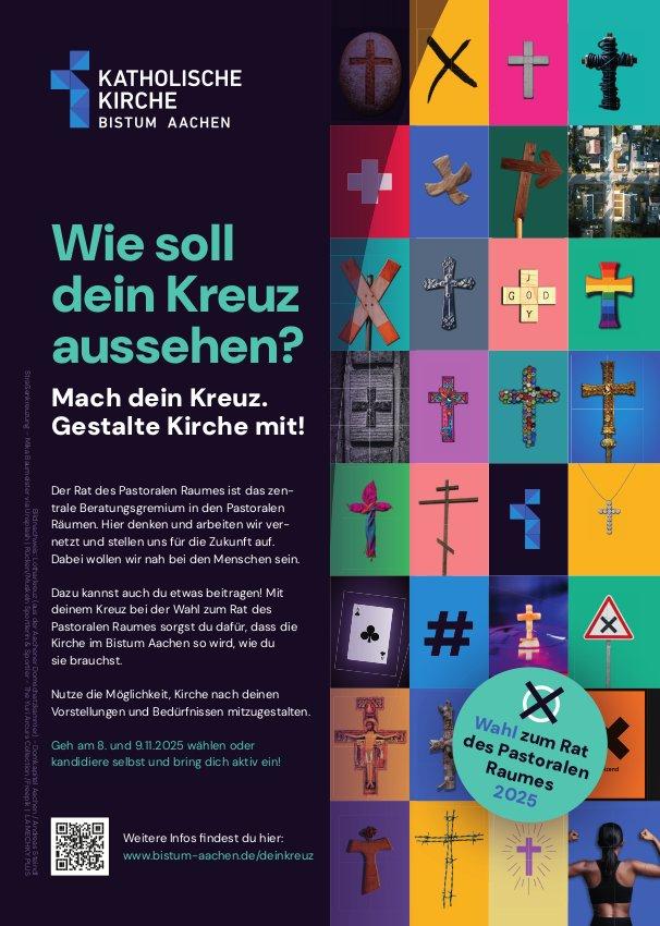 Wahlplakat Kirchenwahlen 2025  Forst-Brand