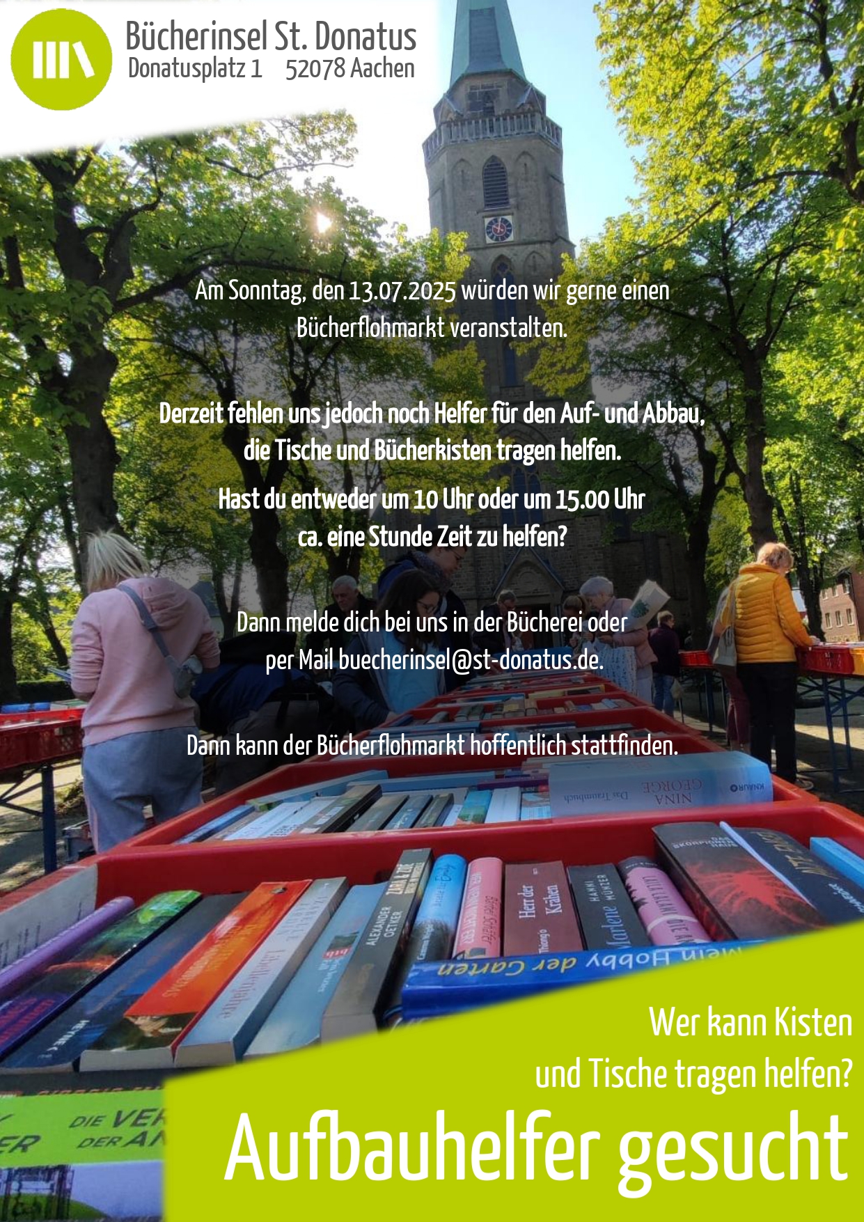 Buecherinsel_Flohmarkt (c) Bücherinsel St. Donatus